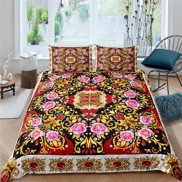 bedding sets luxury 3d gold baroque style print 2/3pcs kid set comfortable flower duvet cover pillowcase home textile /king size
bedding sets luxury 3d gold baroque style print 2/3pcs kid set comfortable flower duvet cover pillowcase home textile /king size