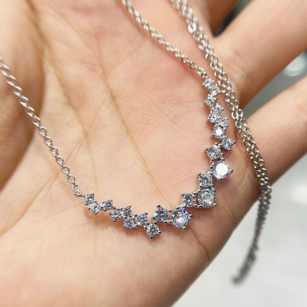 chains independent irregular design star shining crown clavicle necklace pendant light luxury and exquisite ladies engagement jewelry, Silver
chains independent irregular design star shining crown clavicle necklace pendant light luxury and exquisite ladies engagement jewelry, Silver