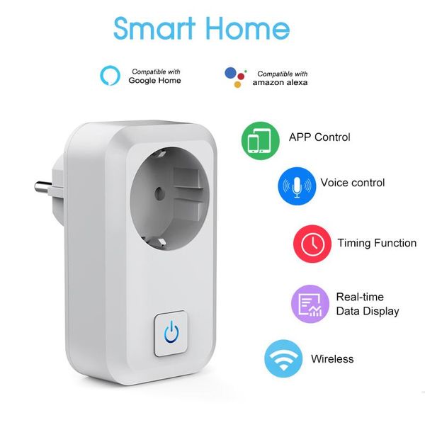 smart power plugs wi-fi socket phone remote control timer function countdown voice safety circuit electricity consumption count
smart power plugs wi-fi socket phone remote control timer function countdown voice safety circuit electricity consumption count