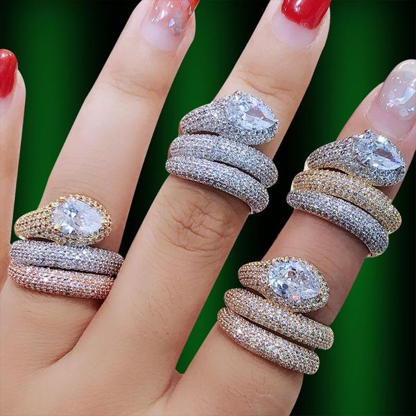 cluster rings godki 2021 trendy 3 layer snake twist statement ring for women cubic zircon finger beads charm bohemian beach jewelry, Golden;silver
cluster rings godki 2021 trendy 3 layer snake twist statement ring for women cubic zircon finger beads charm bohemian beach jewelry, Golden;silver