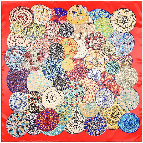 scarves 90x90cm spring silk women poncho snails print head kerchief colorful soft hair wraps shawls square hijab bandanas, Blue;gray 
scarves 90x90cm spring silk women poncho snails print head kerchief colorful soft hair wraps shawls square hijab bandanas, Blue;gray