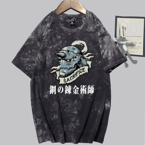 fullmetal alchemist anime fashion short sleeve round neck tie dye t-shirt men's t-shirts, White;black
fullmetal alchemist anime fashion short sleeve round neck tie dye t-shirt men's t-shirts, White;black