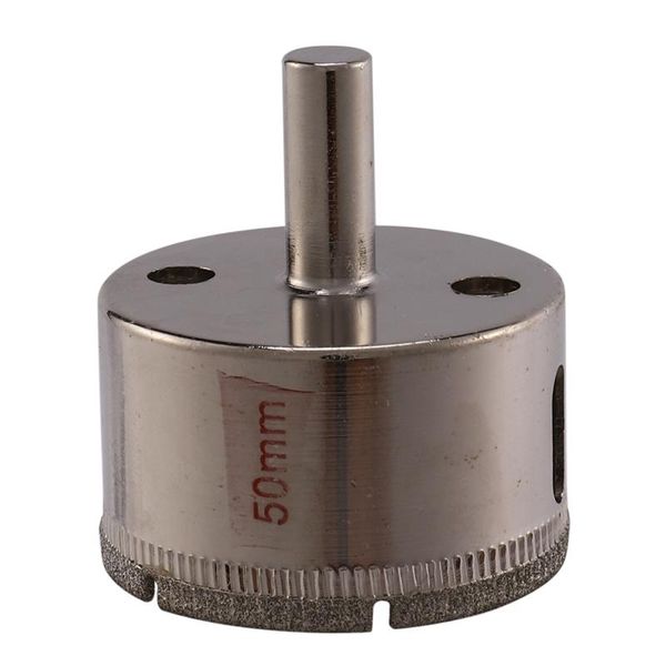 professional drill bits 50mm diam. diamond point tile ceramic glass hole saw silver tone
professional drill bits 50mm diam. diamond point tile ceramic glass hole saw silver tone