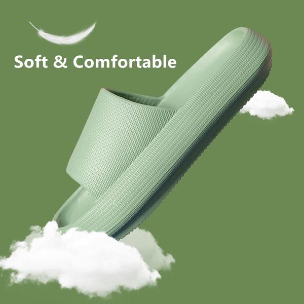 slippers 2021 couple soft thick platform women shoes beach flat sandals summer slides non-slip bathing home flip flops, Black
slippers 2021 couple soft thick platform women shoes beach flat sandals summer slides non-slip bathing home flip flops, Black
