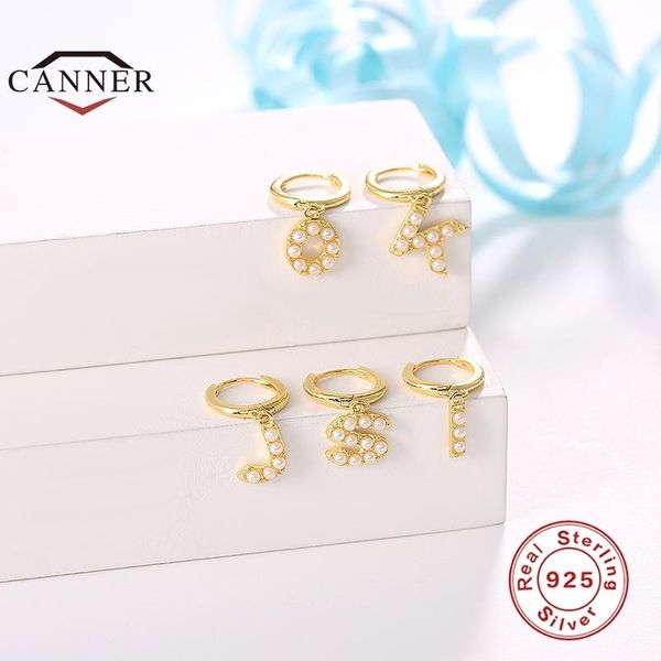 hoop & huggie canner 1pc real 925 sterling silver 26 letter pearl earrings for women piercing earring earings jewelry pendientes, Golden;silver
hoop & huggie canner 1pc real 925 sterling silver 26 letter pearl earrings for women piercing earring earings jewelry pendientes, Golden;silver