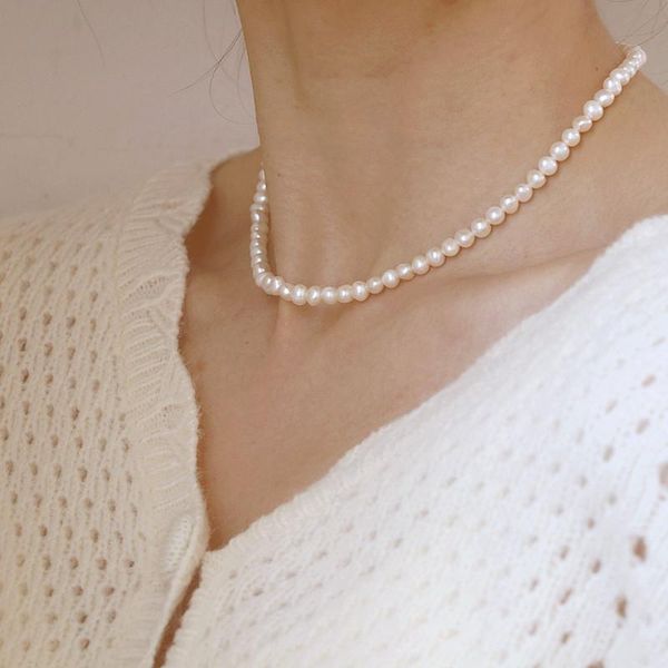 chains titanium with 18k gold simply elegance real pearl necklace women jewelry ol designer t show runway sweety boho japan korean, Silver
chains titanium with 18k gold simply elegance real pearl necklace women jewelry ol designer t show runway sweety boho japan korean, Silver