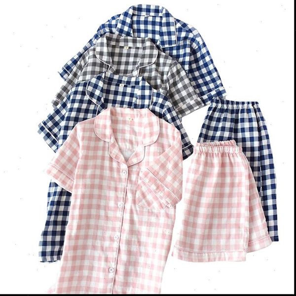 summer men and pajamas set women sleepwear simple style plaid comfort cotton short sleeve shorts homewear casual wear, Black;red
summer men and pajamas set women sleepwear simple style plaid comfort cotton short sleeve shorts homewear casual wear, Black;red
