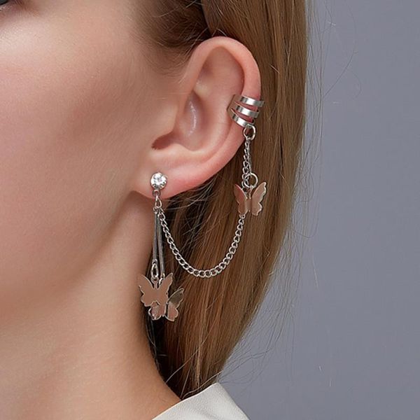 dangle & chandelier 1 pair women fashion butterfly tassel earrings for sweet crystal party jewelry gifts, Silver
dangle & chandelier 1 pair women fashion butterfly tassel earrings for sweet crystal party jewelry gifts, Silver