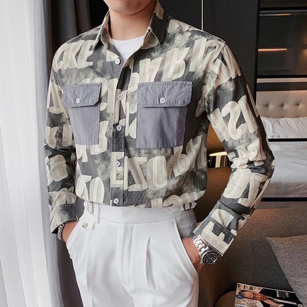 men's casual shirts korean men's casual long sleeve shirt, fancy with letters and two pockets, fashion, sports, comfort, social ga, White;black
men's casual shirts korean men's casual long sleeve shirt, fancy with letters and two pockets, fashion, sports, comfort, social ga, White;black