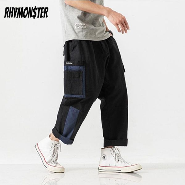 side irregular patckwork pockets jogger pants 2021 hip hop casual harem streetwear men high street fashion trouser men's, Black
side irregular patckwork pockets jogger pants 2021 hip hop casual harem streetwear men high street fashion trouser men's, Black
