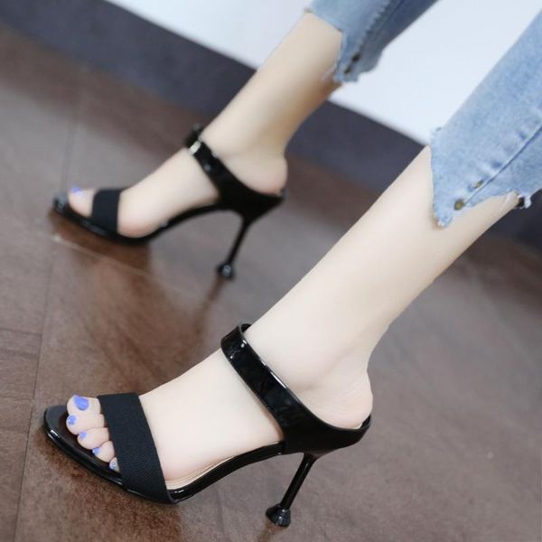 woman slippers women sandals fashion 7cm high heels summer shoes pumps women's sandal femme sandales, Black
woman slippers women sandals fashion 7cm high heels summer shoes pumps women's sandal femme sandales, Black