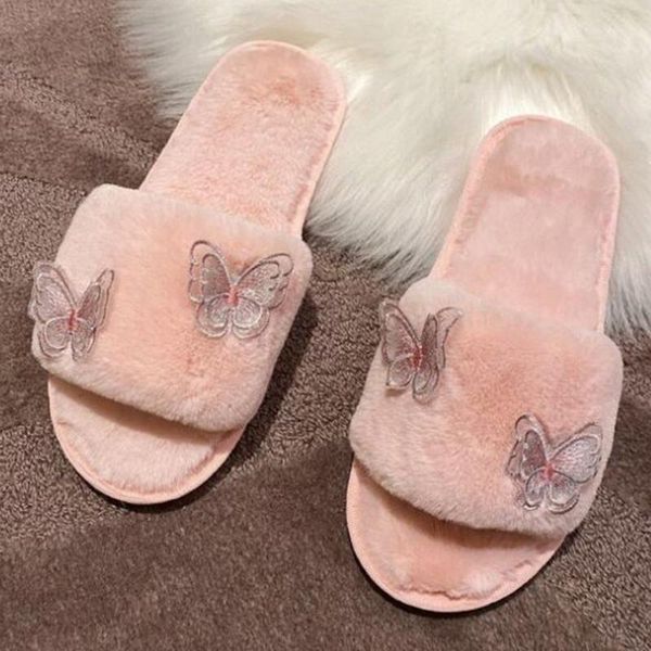 fashion butterfly women slippers winter casual indoor home non-slip shoes for ladies flats plush xx683, Black
fashion butterfly women slippers winter casual indoor home non-slip shoes for ladies flats plush xx683, Black