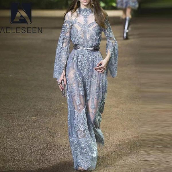 casual dresses aeleseen plus size maxi dress women 2021 runway fashion summer flare sleeve flower embrodiery hollow out ruffle lace, Black;gray 
casual dresses aeleseen plus size maxi dress women 2021 runway fashion summer flare sleeve flower embrodiery hollow out ruffle lace, Black;gray