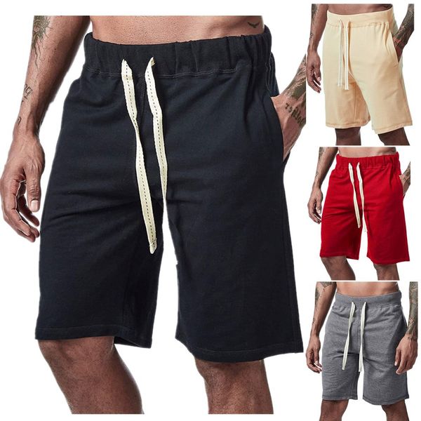 men's loose shorts summer beach plus size drafting trousers gym pants five-cent movement, White;black
men's loose shorts summer beach plus size drafting trousers gym pants five-cent movement, White;black