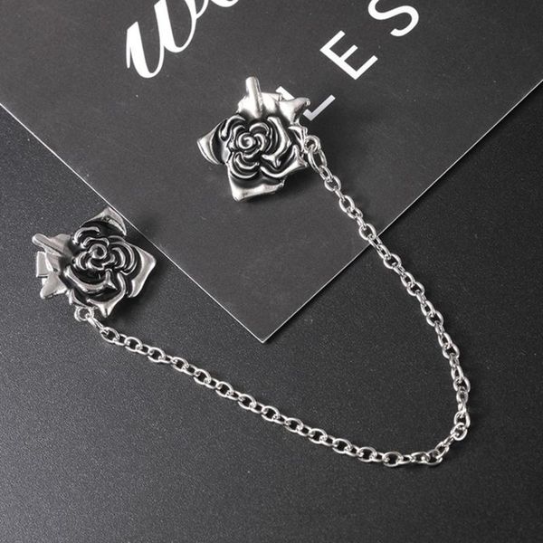 pins, brooches fashion couple flower brooch vintage silver color rose clothes pins shawl collar chain tassel badge pin jewelry, Gray
pins, brooches fashion couple flower brooch vintage silver color rose clothes pins shawl collar chain tassel badge pin jewelry, Gray