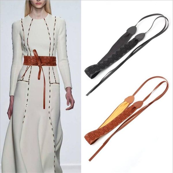 belts casual belt slim corset female brown girdle cummerbund women's bow knot lace wide black white waistband, Black;brown
belts casual belt slim corset female brown girdle cummerbund women's bow knot lace wide black white waistband, Black;brown