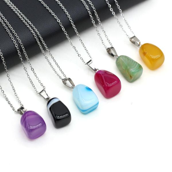 charms selling natural shaped fashion striped agate pendant idiy jewelry accessories 10x20-15x25mm chain length 40+5cm, Bronze;silver
charms selling natural shaped fashion striped agate pendant idiy jewelry accessories 10x20-15x25mm chain length 40+5cm, Bronze;silver