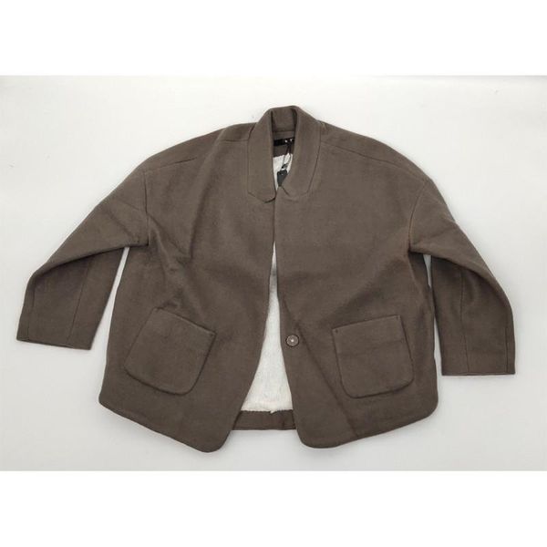 women's wool & blends women woolen coat warm lining winter loose coats all match vintage overcoat autumn 2021 fashion clothing, Black
women's wool & blends women woolen coat warm lining winter loose coats all match vintage overcoat autumn 2021 fashion clothing, Black