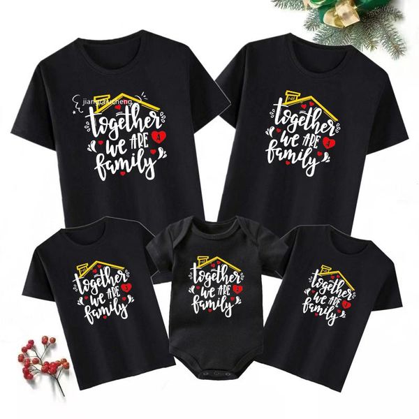 family matching outfits together we are a print funny tshirt cotton dad mom and me shirts baby rompers look reunion outfit, Blue
family matching outfits together we are a print funny tshirt cotton dad mom and me shirts baby rompers look reunion outfit, Blue