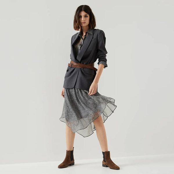 women's suits & blazers buor casual temperament simple coat 2021 autumn wool fashion ring buckle shoulder dress dark gray small suit, White;black
women's suits & blazers buor casual temperament simple coat 2021 autumn wool fashion ring buckle shoulder dress dark gray small suit, White;black