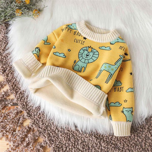 2021 Kids Sweater Autumn Winter Girl Boys Thick Knitted Bottoming Turtleneck Children Shirt Plus Velvet Pullover Sweater Fashion, Yellow
2021 Kids Sweater Autumn Winter Girl Boys Thick Knitted Bottoming Turtleneck Children Shirt Plus Velvet Pullover Sweater Fashion, Yellow