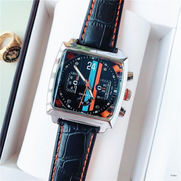 sport watches for men military wrist watch leather mechanical fashion chronograph waterproo wristwatches, Slivery;brown
sport watches for men military wrist watch leather mechanical fashion chronograph waterproo wristwatches, Slivery;brown