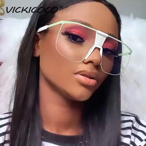 fashion square sunglasses women vintage oversized shield one piece sun glasses men retro pilot clear eyewear, White;black
fashion square sunglasses women vintage oversized shield one piece sun glasses men retro pilot clear eyewear, White;black