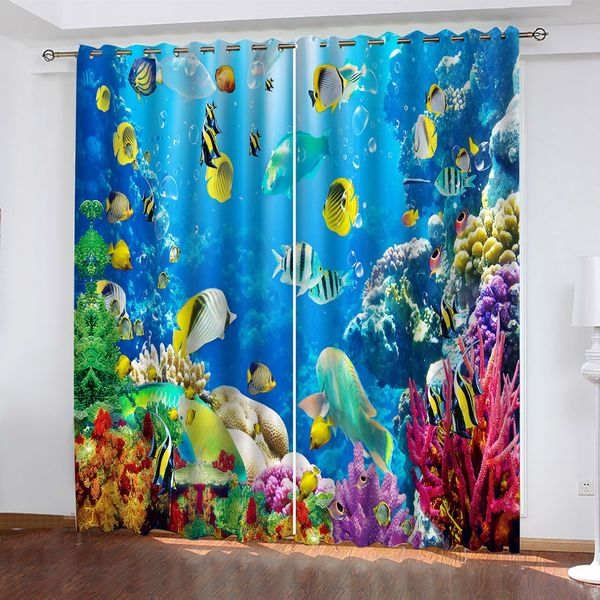 hd underwater world 3d curtain blackout window kitchen living room children soundproof insulation and sun protection
hd underwater world 3d curtain blackout window kitchen living room children soundproof insulation and sun protection