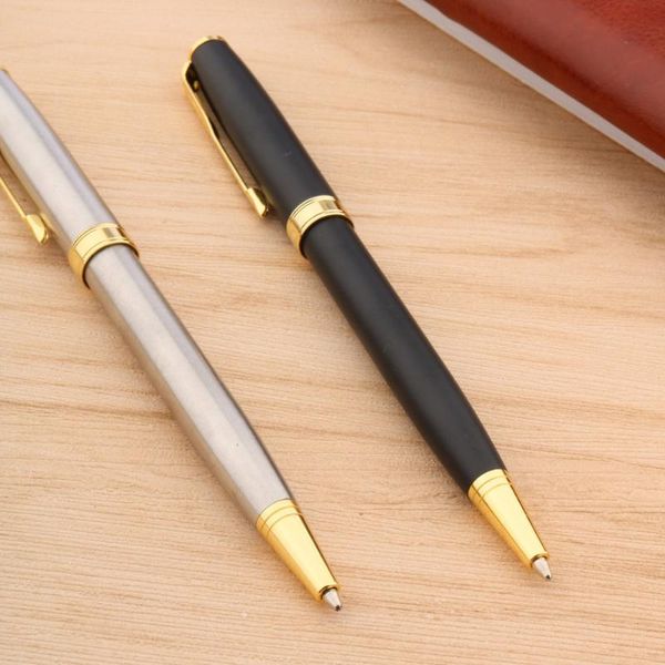 ballpoint pens chouxiongluwei write metal golden pen classic matte black stainless steel, Blue;orange
ballpoint pens chouxiongluwei write metal golden pen classic matte black stainless steel, Blue;orange