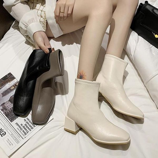 boots ankle women shoes woman fashion square heel pu retro winter 2021 short fur warm d701, Black
boots ankle women shoes woman fashion square heel pu retro winter 2021 short fur warm d701, Black