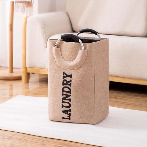 portable foldable home dirty clothes laundry storage box basket with handles bags 
portable foldable home dirty clothes laundry storage box basket with handles bags