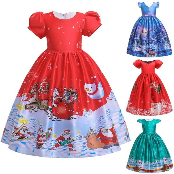 girl's dresses children girls clothes cartoon christmas printed short sleeve ball gown tutu princess dress 2022 year kids party dress#f, Red;yellow
girl's dresses children girls clothes cartoon christmas printed short sleeve ball gown tutu princess dress 2022 year kids party dress#f, Red;yellow