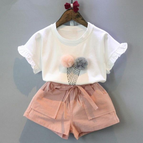 toddler kids baby girl outfits clothes print flower t-shirt short sleeve +bowknot shorts set de costume vetement fille l3 clothing sets, White
toddler kids baby girl outfits clothes print flower t-shirt short sleeve +bowknot shorts set de costume vetement fille l3 clothing sets, White