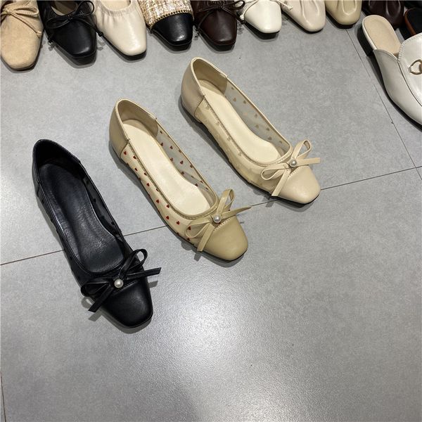 dress shoes heart-shaped air mesh moccasins femme ballerina loafers square toe breathable sneaker women pearl bow-knot flats woman 314j, Black
dress shoes heart-shaped air mesh moccasins femme ballerina loafers square toe breathable sneaker women pearl bow-knot flats woman 314j, Black