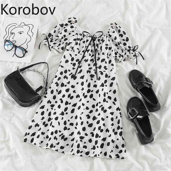 korobov vestidos contrast color printed mini dress women square collar lace up puff sleeve dresses female summer new robe femme 210430, Black;gray
korobov vestidos contrast color printed mini dress women square collar lace up puff sleeve dresses female summer new robe femme 210430, Black;gray