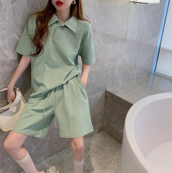women's tracksuits summer green shorts sets casual women loose short sleeve t-shirt and pants suits two piece set outfits, Gray
women's tracksuits summer green shorts sets casual women loose short sleeve t-shirt and pants suits two piece set outfits, Gray