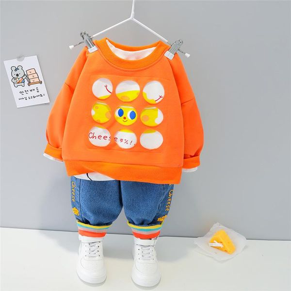 clothing sets hylkidhuose 2021 spring baby girls boys children casual t shirt jeans toddler infant child kids cartoon costume, White
clothing sets hylkidhuose 2021 spring baby girls boys children casual t shirt jeans toddler infant child kids cartoon costume, White