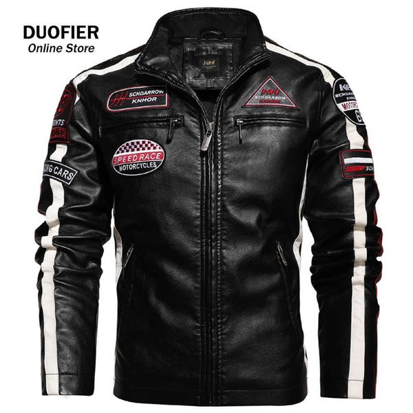 winter men jacket leather men motorcycle jacket embroidery bomber jacket slim fit coat biker coat fashion zipper coat male 210603, Black
winter men jacket leather men motorcycle jacket embroidery bomber jacket slim fit coat biker coat fashion zipper coat male 210603, Black