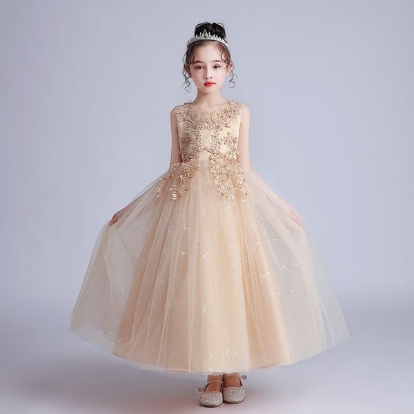 children's long wedding pompous mesh princess dress 3-15 years old children's day show dress, Red;yellow
children's long wedding pompous mesh princess dress 3-15 years old children's day show dress, Red;yellow