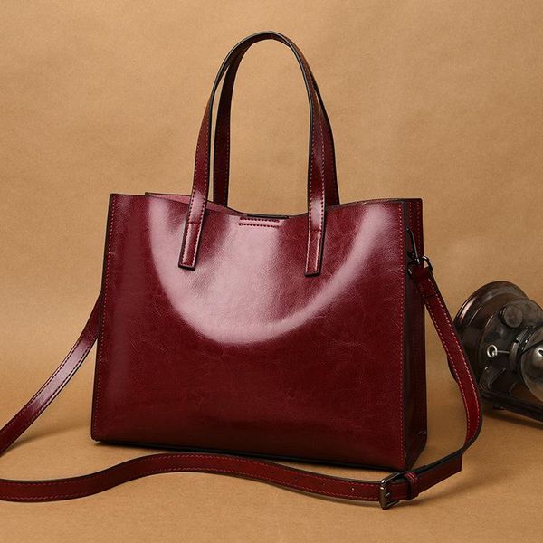 evening bags women's genuine leather soft wax oil cowhide handbag fashionable crossbody bag large capacity trendy shopper messenger
evening bags women's genuine leather soft wax oil cowhide handbag fashionable crossbody bag large capacity trendy shopper messenger