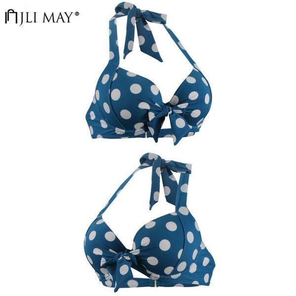 two-piece suits jli may retro dot print bikini women wire push up swim spring bowknot bandage backless beachwear
two-piece suits jli may retro dot print bikini women wire push up swim spring bowknot bandage backless beachwear