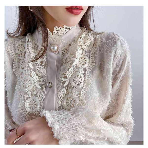 harajuku elegant camisas mujer blusas de moda lace stand collar women long sleeve blouses shirt 202b 210730, White
harajuku elegant camisas mujer blusas de moda lace stand collar women long sleeve blouses shirt 202b 210730, White