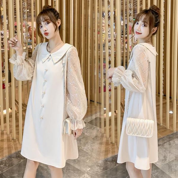 maternity dresses 0805# clothes spring autumn long sleeve easy matching loose stylish dress for pregnant women mom, White
maternity dresses 0805# clothes spring autumn long sleeve easy matching loose stylish dress for pregnant women mom, White