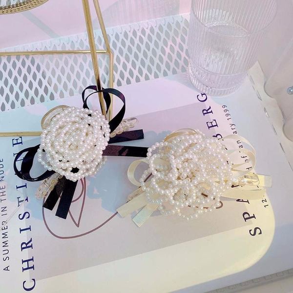 hair accessories 1pc fashion fabric ribbon bow hairpins for girl korean style sweet elegant clips pearl flower headpiece minimalism acc, Slivery;white
hair accessories 1pc fashion fabric ribbon bow hairpins for girl korean style sweet elegant clips pearl flower headpiece minimalism acc, Slivery;white
