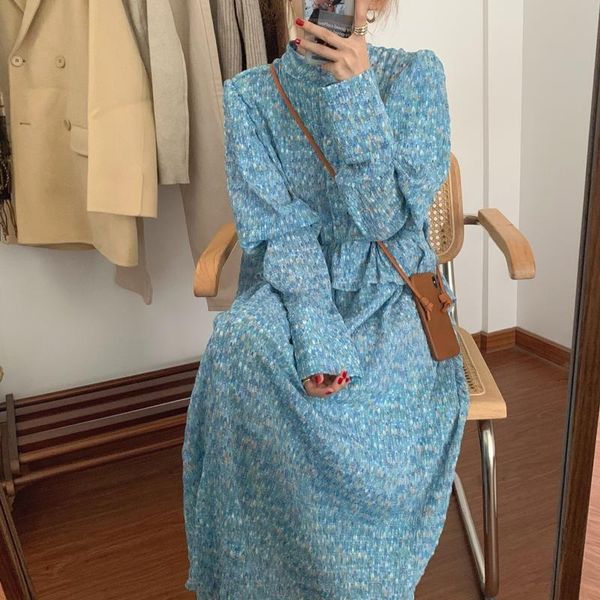 casual dresses women retro long-sleeves floral printing gentle french long sweet stand collar female fashion elegant, Black;gray
casual dresses women retro long-sleeves floral printing gentle french long sweet stand collar female fashion elegant, Black;gray