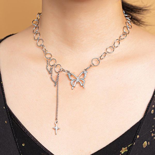 chains punk rhinestone crystal butterfly choker necklace women silver chain pendant statement jewelry chocker collier femme
chains punk rhinestone crystal butterfly choker necklace women silver chain pendant statement jewelry chocker collier femme