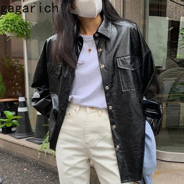 women's jackets gagarich korean chic niche handsome lapel single-breasted loose double-pocket casual long-sleeved pu leather jacket, Black;brown
women's jackets gagarich korean chic niche handsome lapel single-breasted loose double-pocket casual long-sleeved pu leather jacket, Black;brown