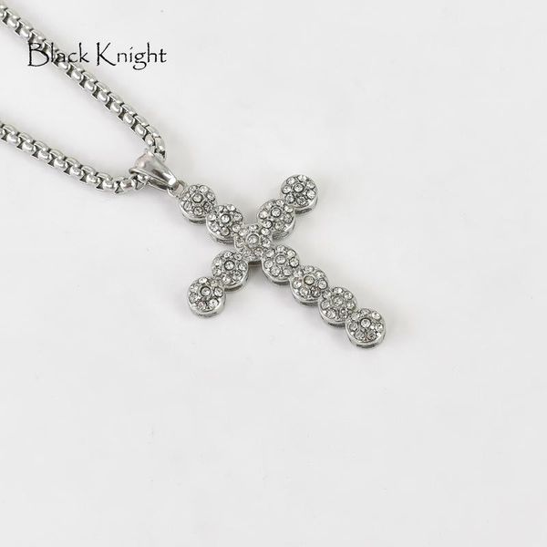 pendant necklaces black knight bling full cz stones cross necklace stainless steel hiphop fashion blkn0753, Silver
pendant necklaces black knight bling full cz stones cross necklace stainless steel hiphop fashion blkn0753, Silver
