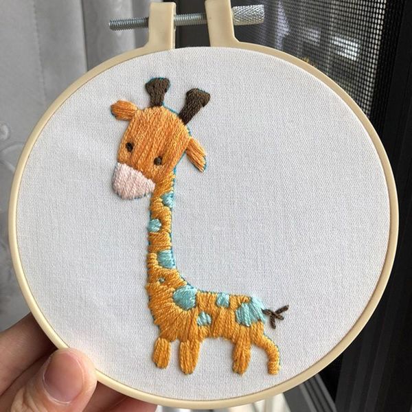embroidery set cartoon animal with 13cm hoop for beginner adults needlework kit handmade home decorations other arts and crafts
embroidery set cartoon animal with 13cm hoop for beginner adults needlework kit handmade home decorations other arts and crafts