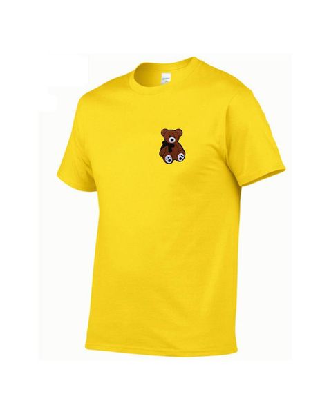 men's t-shirts summer and women's t-shirts, youth fan short-sleeved shirts, round neck bear embroidery patch,, White;black
men's t-shirts summer and women's t-shirts, youth fan short-sleeved shirts, round neck bear embroidery patch,, White;black